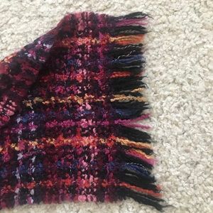 Colorful winter scarf